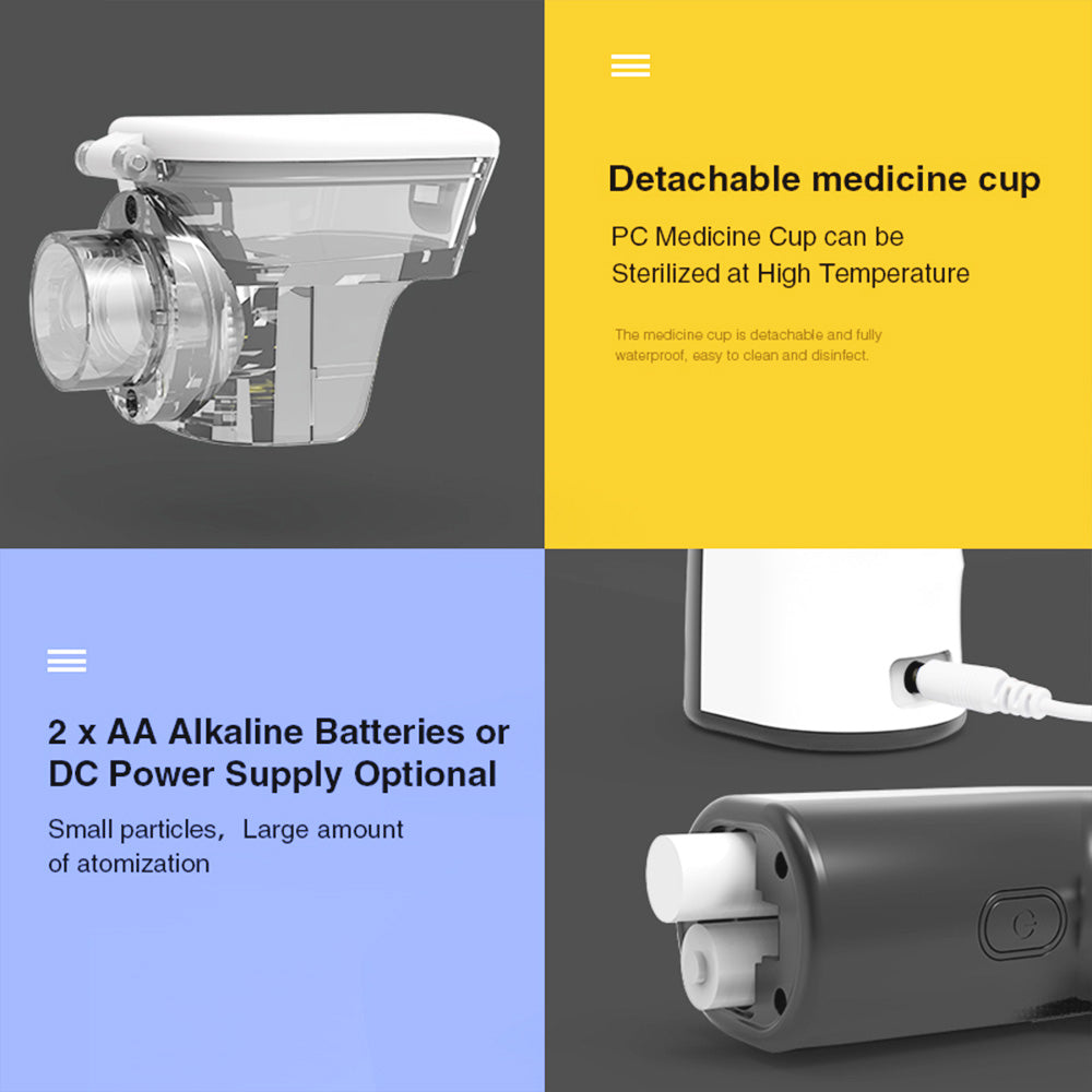 BOXYM N3 Portable Nebulizer for Asthma COPD Household for Kids and Adults