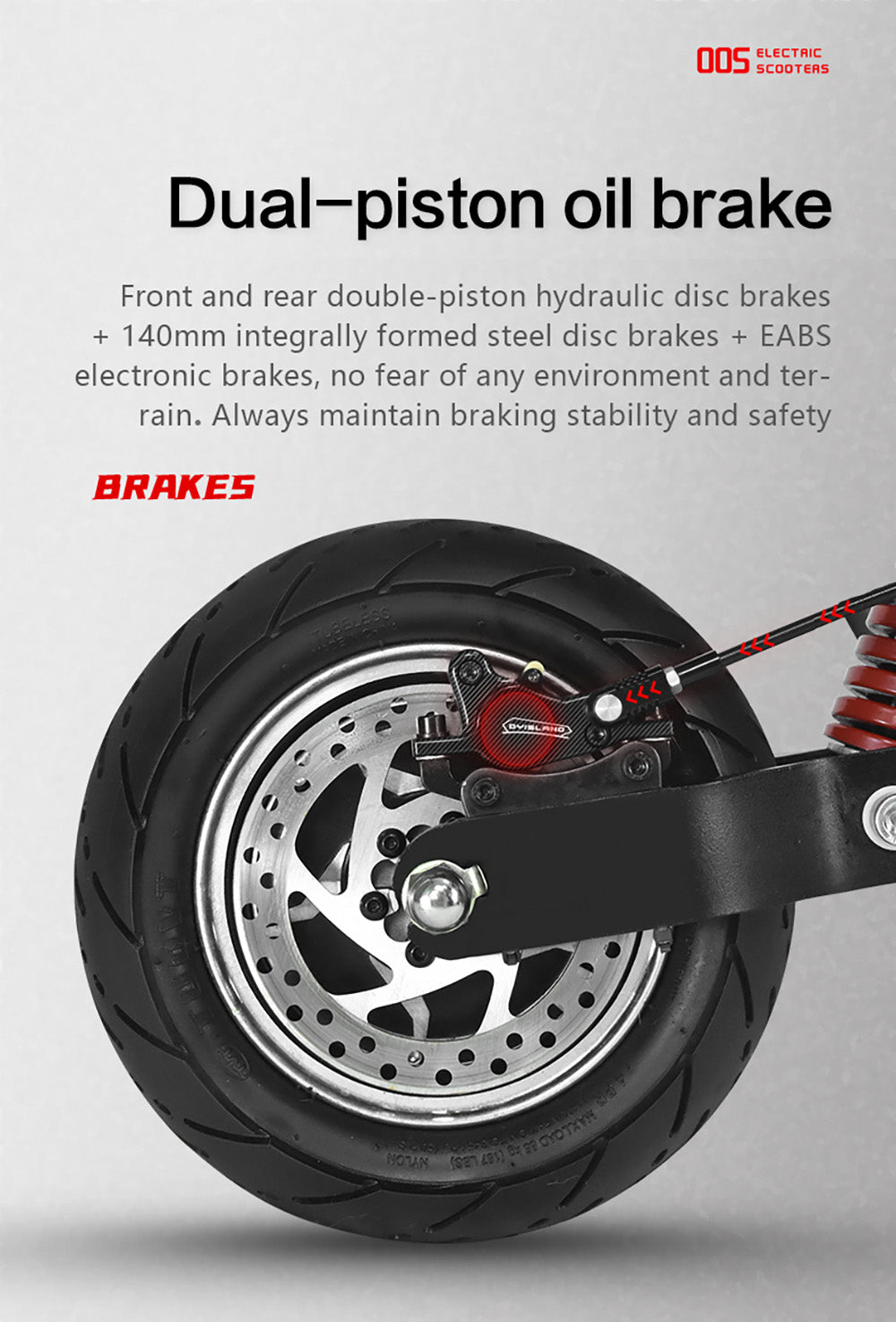 BOYUEDA Q7 Pro Electric Scooter, 2*1600W Motor, 52V 19AH Battery, 10-inch Tire, 70km/h Max Speed, 70km Range, Dual Hydraulic Disc Brakes, Front Hydraulic Shock Absorber & Rear Spring Shock Absorber, APP Control