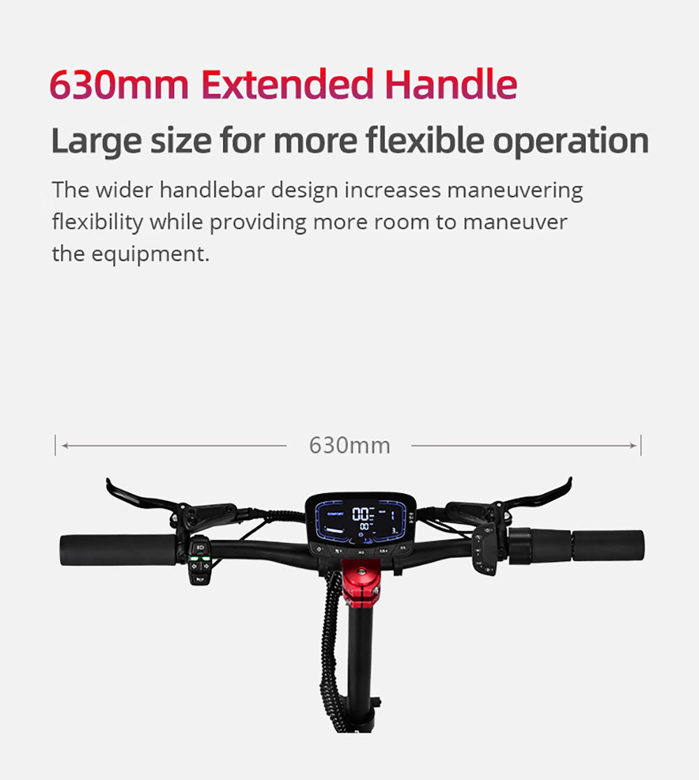 BOYUEDA Q7 Pro Max Electric Scooter, 1600W*2 Motor, 52V 28AH Battery, 10-inch Tire, 70km/h Max Speed, 110km Range, Dual Hydraulic Disc Brakes, Front Hydraulic Shock Absorber & Rear Spring Shock Absorber, LCD Display