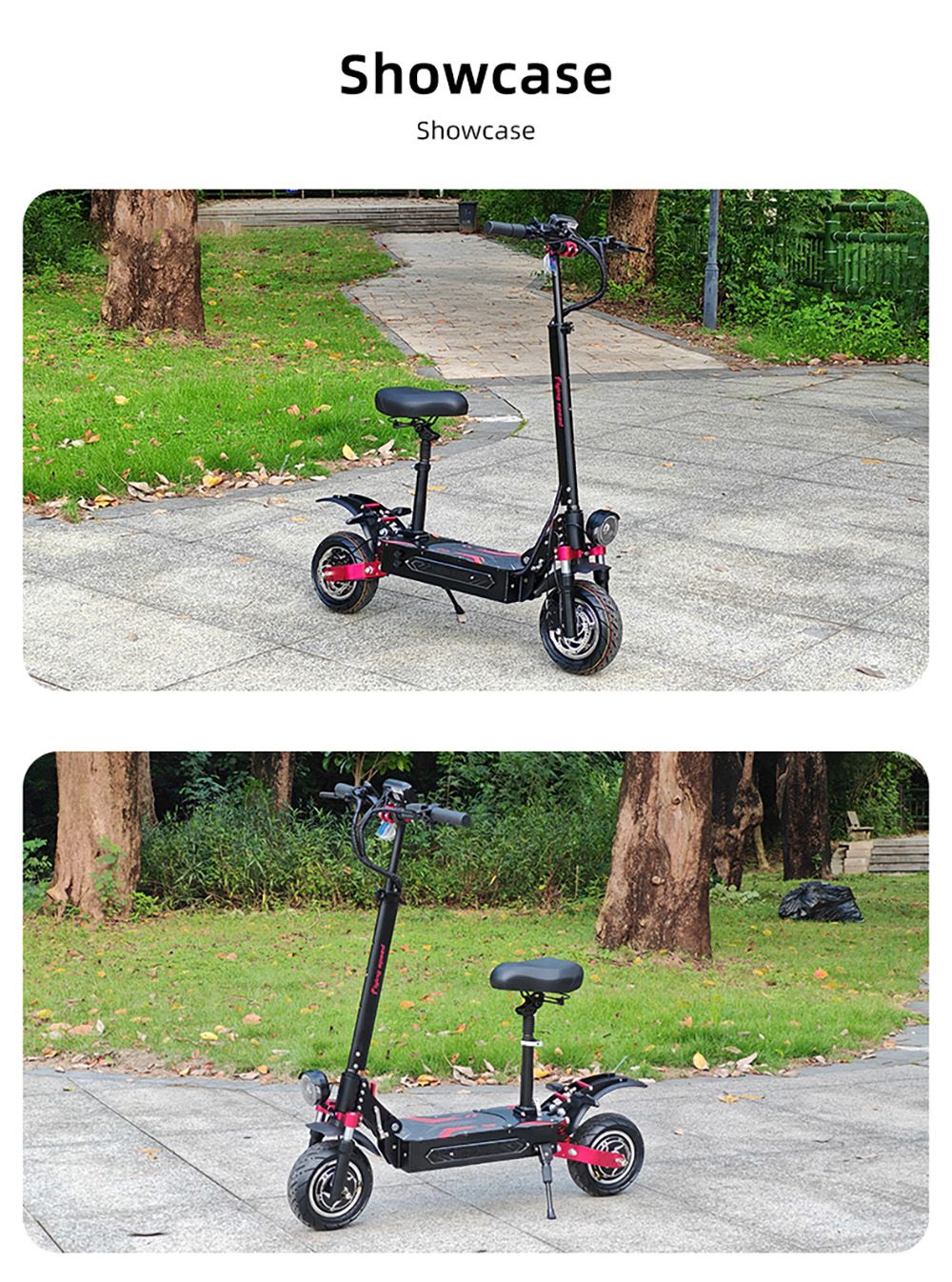 BOYUEDA Q7 Pro Max Electric Scooter, 1600W*2 Motor, 52V 28AH Battery, 10-inch Tire, 70km/h Max Speed, 110km Range, Dual Hydraulic Disc Brakes, Front Hydraulic Shock Absorber & Rear Spring Shock Absorber, LCD Display