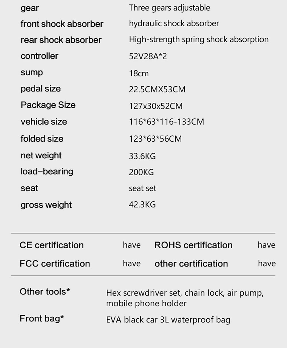 BOYUEDA Q7 Pro Max Electric Scooter, 1600W*2 Motor, 52V 28AH Battery, 10-inch Tire, 70km/h Max Speed, 110km Range, Dual Hydraulic Disc Brakes, Front Hydraulic Shock Absorber & Rear Spring Shock Absorber, LCD Display