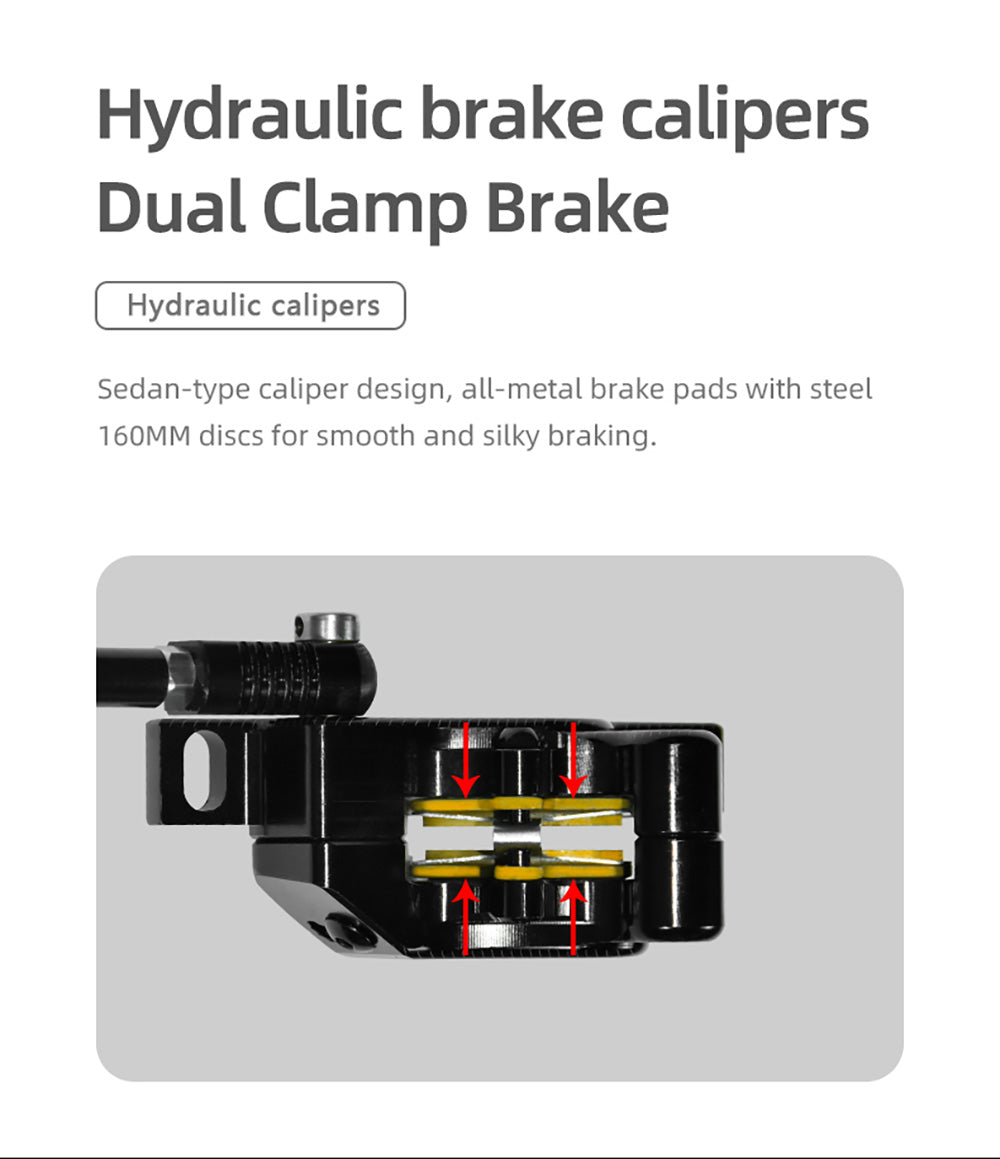 BOYUEDA S3-11 Electric Scooter, 2*3000W Motor, 60V 38AH Battery, 11-inch Tire, 85km/h Max Speed, 120km Range, Dual Hydraulic Disc Brakes, Hydraulic Shock Absorber, LCD Display