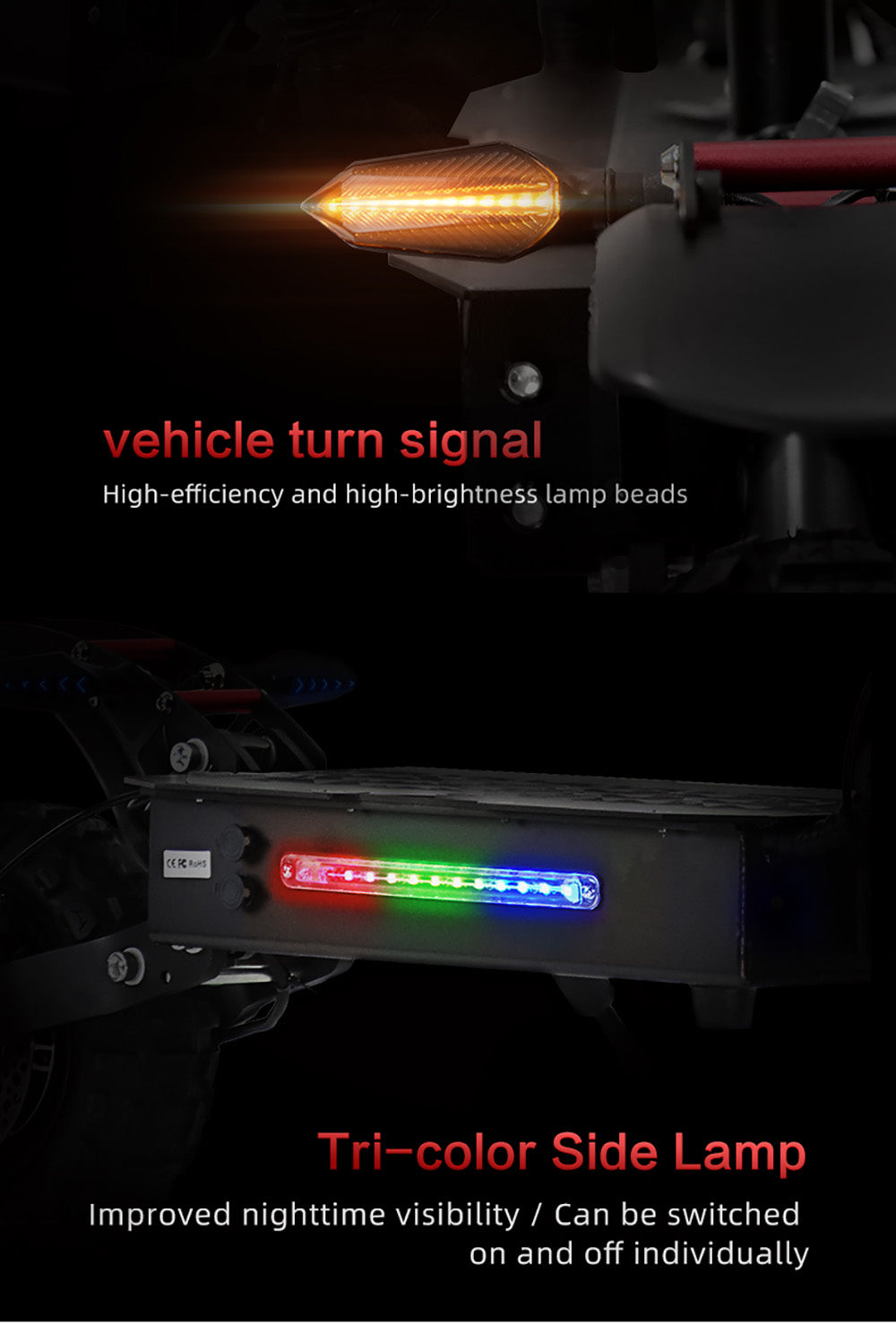 BOYUEDA S3-11 Electric Scooter, 2*3000W Motor, 60V 38AH Battery, 11-inch Tire, 85km/h Max Speed, 120km Range, Dual Hydraulic Disc Brakes, Hydraulic Shock Absorber, LCD Display