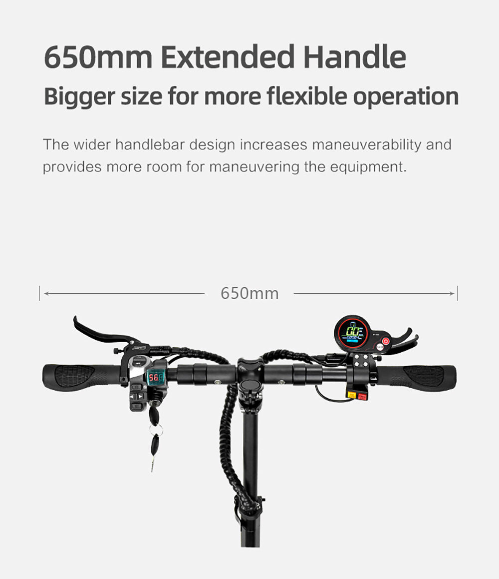 BOYUEDA S3-11 Electric Scooter, 2*3000W Motor, 60V 38AH Battery, 11-inch Tire, 85km/h Max Speed, 120km Range, Dual Hydraulic Disc Brakes, Hydraulic Shock Absorber, LCD Display