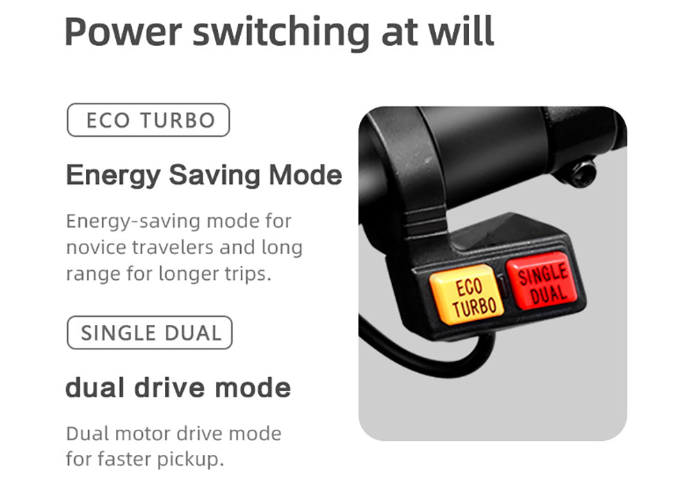 BOYUEDA S3-11 Electric Scooter, 2*3000W Motor, 60V 38AH Battery, 11-inch Tire, 85km/h Max Speed, 120km Range, Dual Hydraulic Disc Brakes, Hydraulic Shock Absorber, LCD Display