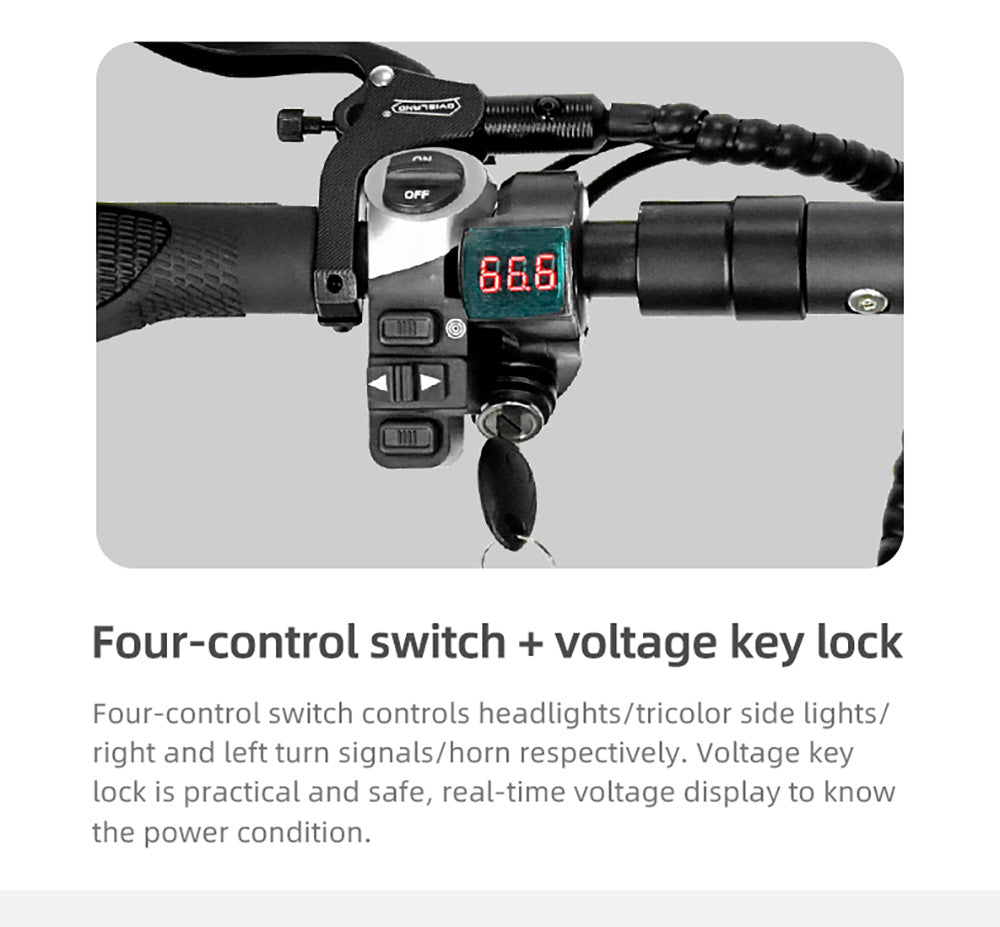 BOYUEDA S3-11 Electric Scooter, 2*3000W Motor, 60V 38AH Battery, 11-inch Tire, 85km/h Max Speed, 120km Range, Dual Hydraulic Disc Brakes, Hydraulic Shock Absorber, LCD Display