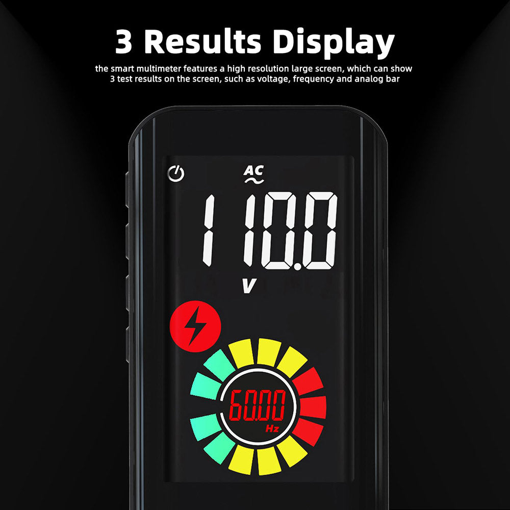 BSIDE A10 Smart Digital Multimeter, 9999 True RMS EBTN Color Display, DC AC Voltage Capacitance Ohm Diode NCV Hz Live Wire Tester