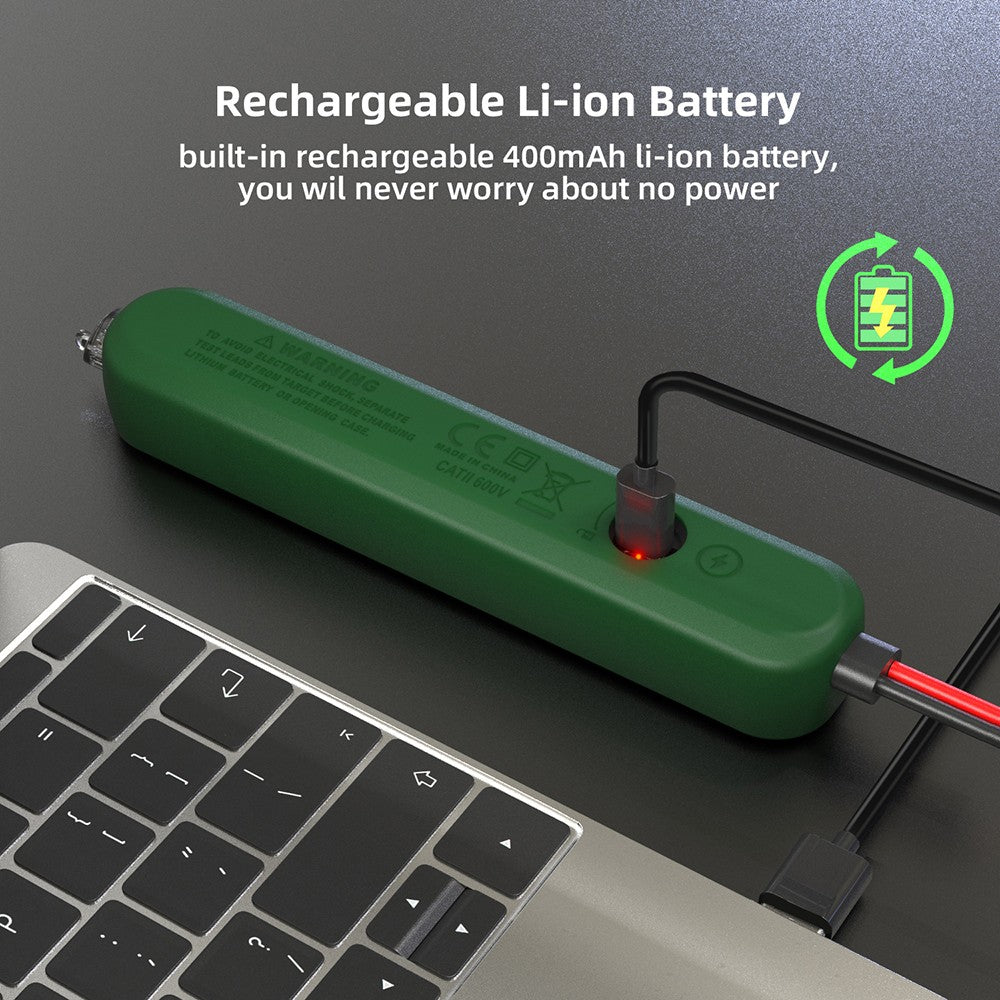 BSIDE S5 Digital Multimeter, Electric Pen Voltage Detector, Automatic Recognition Charging Model, Induction Zero Fire Line Inspection - Green