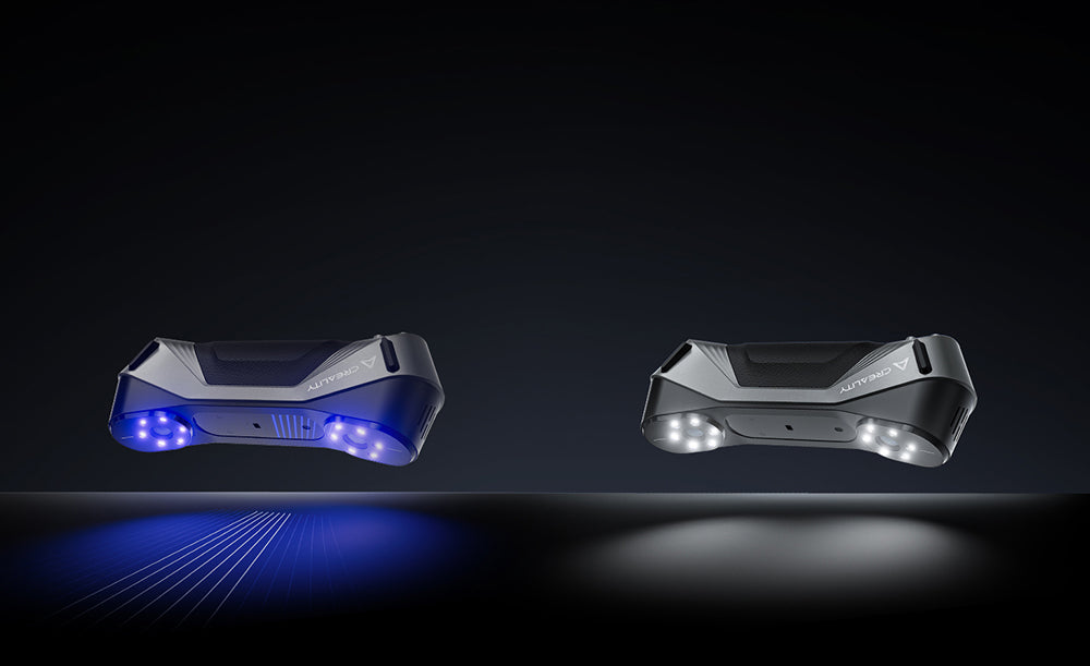 Creality Raptor 3D Scanner, Hybrid Blue Laser NIR, 60fps Scanning Speed, Objects Between 5-2000mm, 24-bit Full-Color Scan, 0.02mm Accuracy, Anti-shaking