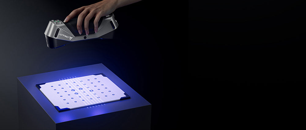 Creality Raptor 3D Scanner, Hybrid Blue Laser NIR, 60fps Scanning Speed, Objects Between 5-2000mm, 24-bit Full-Color Scan, 0.02mm Accuracy, Anti-shaking