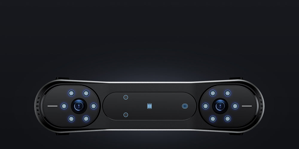 Creality Raptor 3D Scanner, Hybrid Blue Laser NIR, 60fps Scanning Speed, Objects Between 5-2000mm, 24-bit Full-Color Scan, 0.02mm Accuracy, Anti-shaking