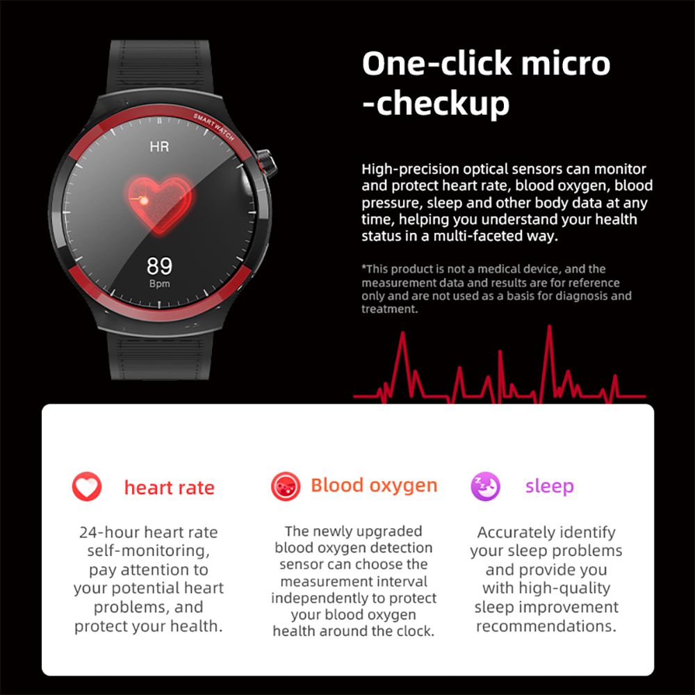 Diona R3 Smartwatch, 1.55-inch Screen, Health Sleep Monitoring, Bluetooth Calling, Voice Assistant, Dynamic Watch Faces, Multiple Sports Modes