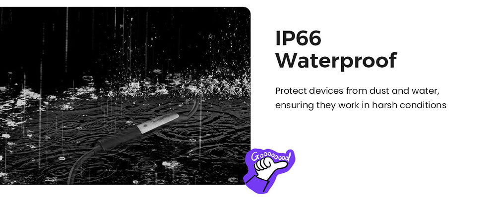 Evgoer EG-C0007 Extension Cord for Tesla, 16.4ft Cable, 32A Max Support 7.68kW with NACS Connector, IP66 Waterproof, for Level 1 and 2 EV Charger, Compatible with All Tesla Models