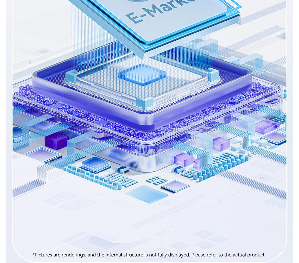 ESSAGER 100W 5A Type-C to Type-C Charging Cable, USB2.0 480Mbps, Magnetic Adsorption, Flexible Adjustment, E-Marker Chip, 1m