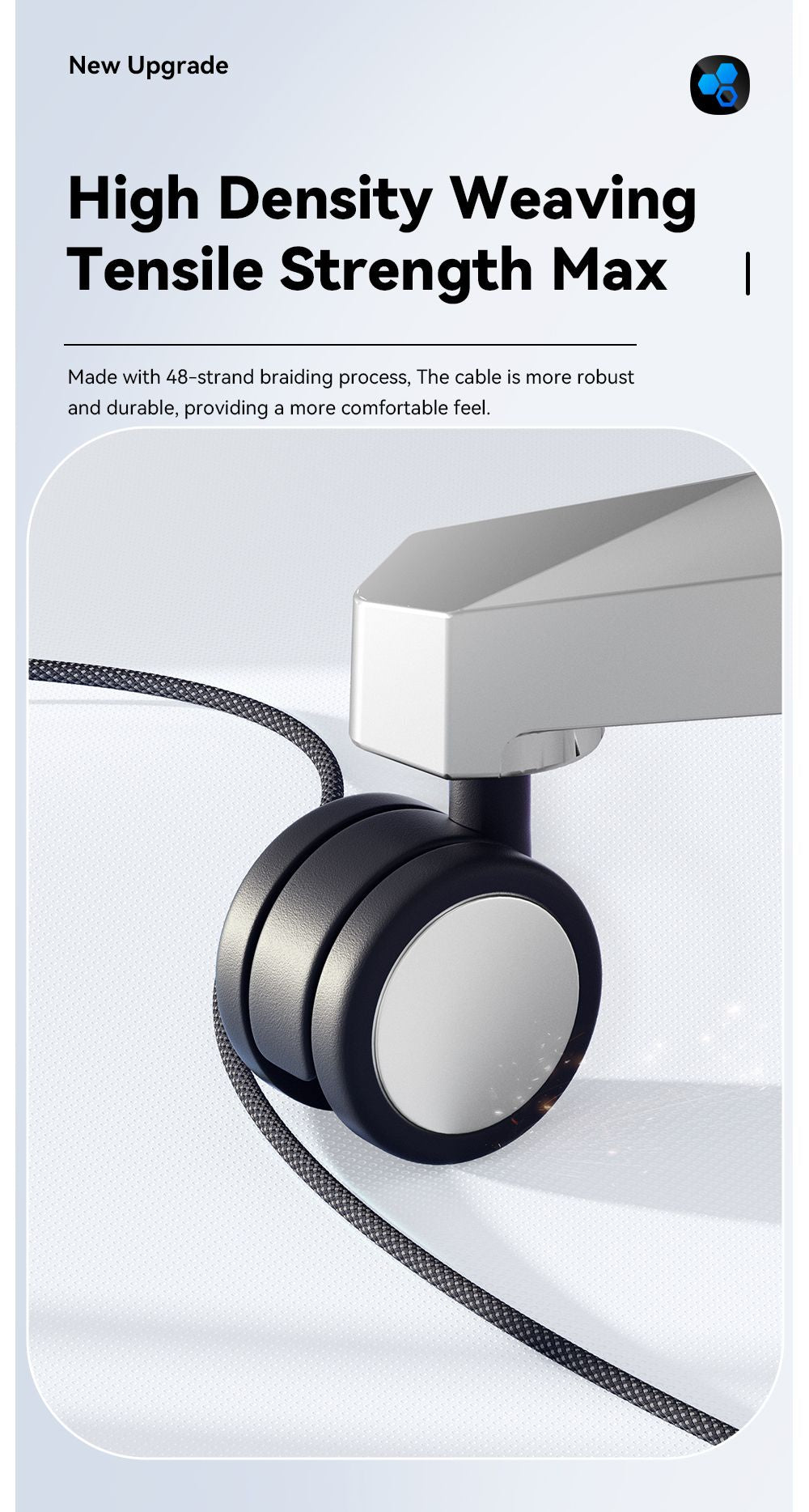 ESSAGER 29W 3A Type-C to Lightning Charging Cable, USB2.0 480Mbps, Magnetic Adsorption, Flexible Adjustable, Smart Chip, 1m