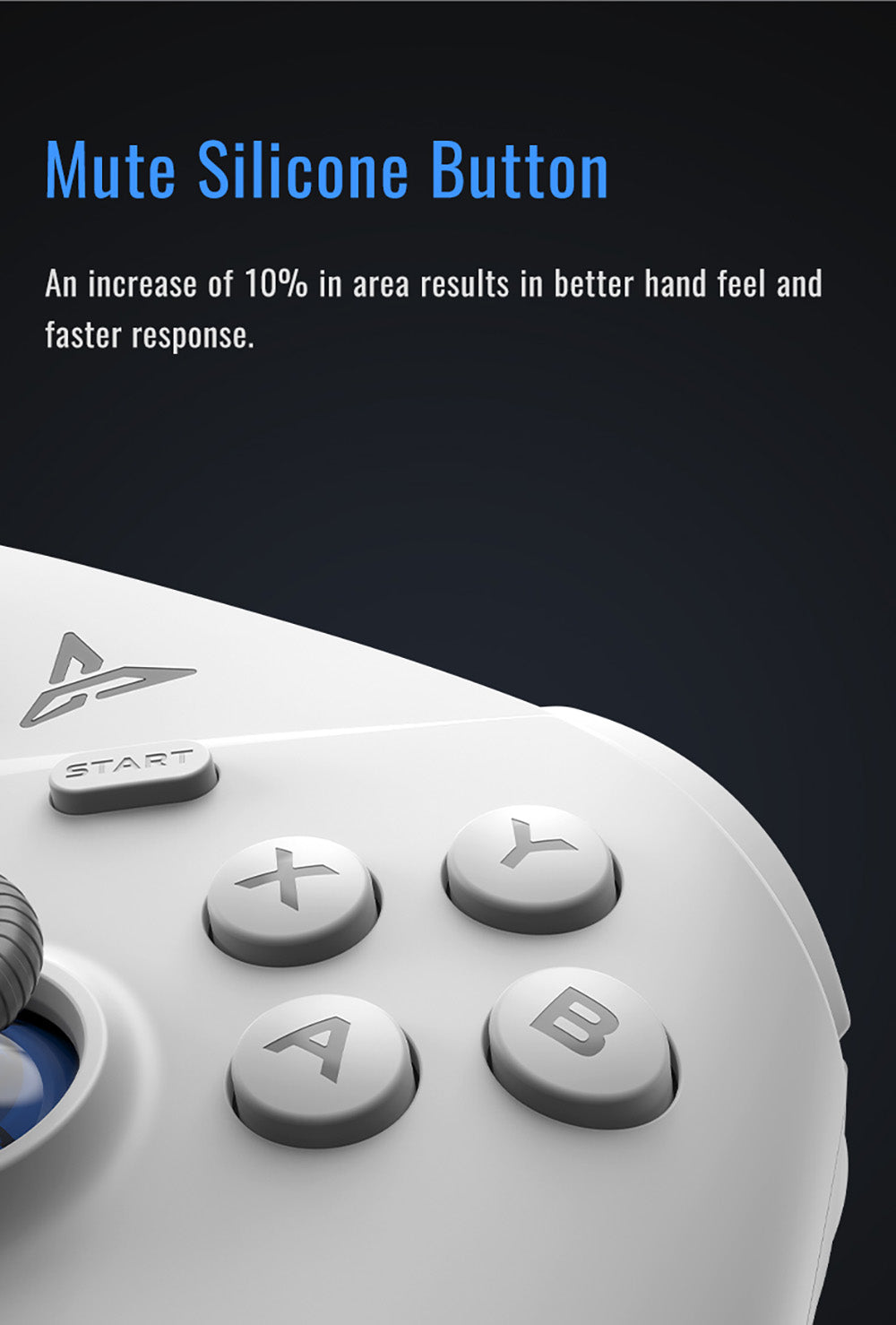 Flydigi Direwolf 3 Gaming Controller, Hall Effect Trigger, 1000Hz Polling Rate, Compatible with PC / Switch / Apple / Android