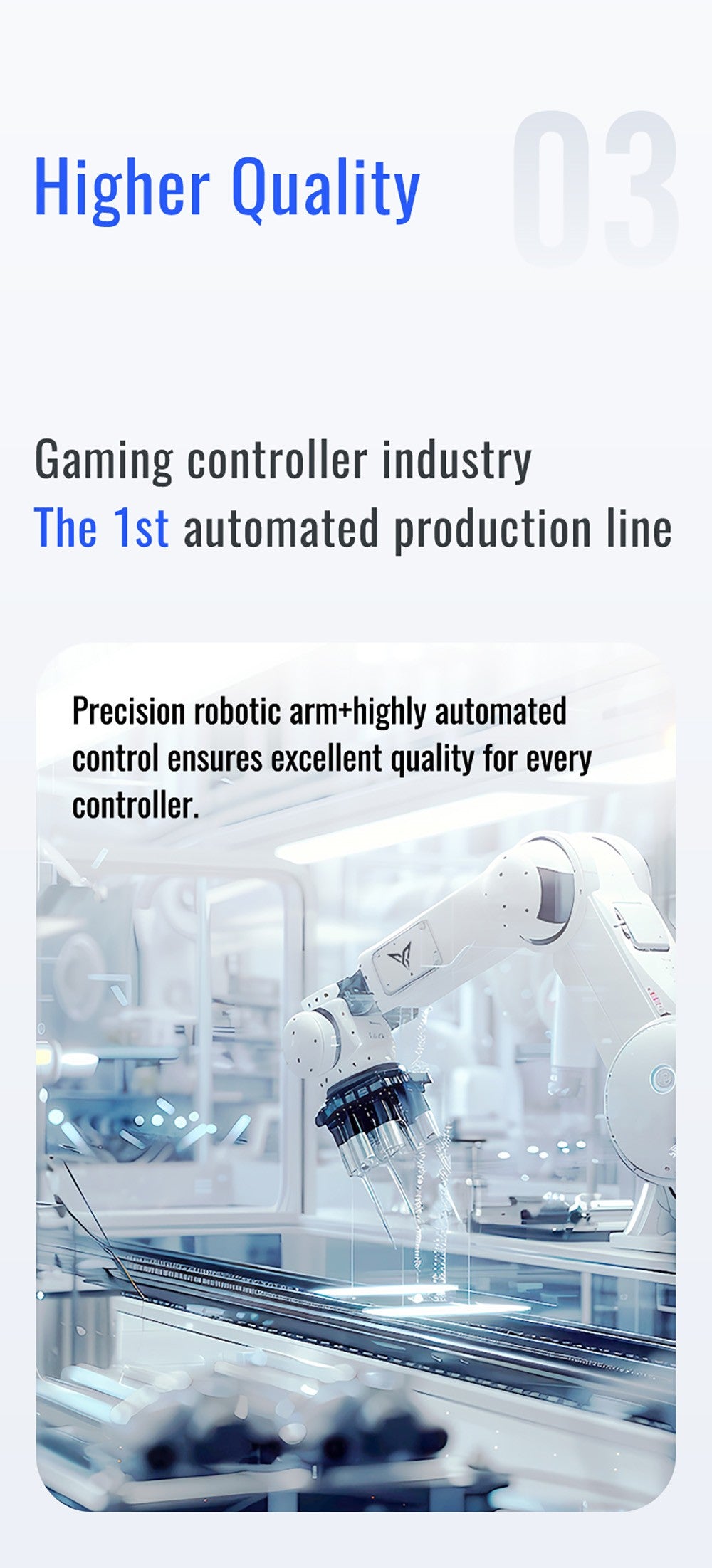 Flydigi Direwolf 3 Gaming Controller, Hall Effect Trigger, 1000Hz Polling Rate, Compatible with PC / Switch / Apple / Android