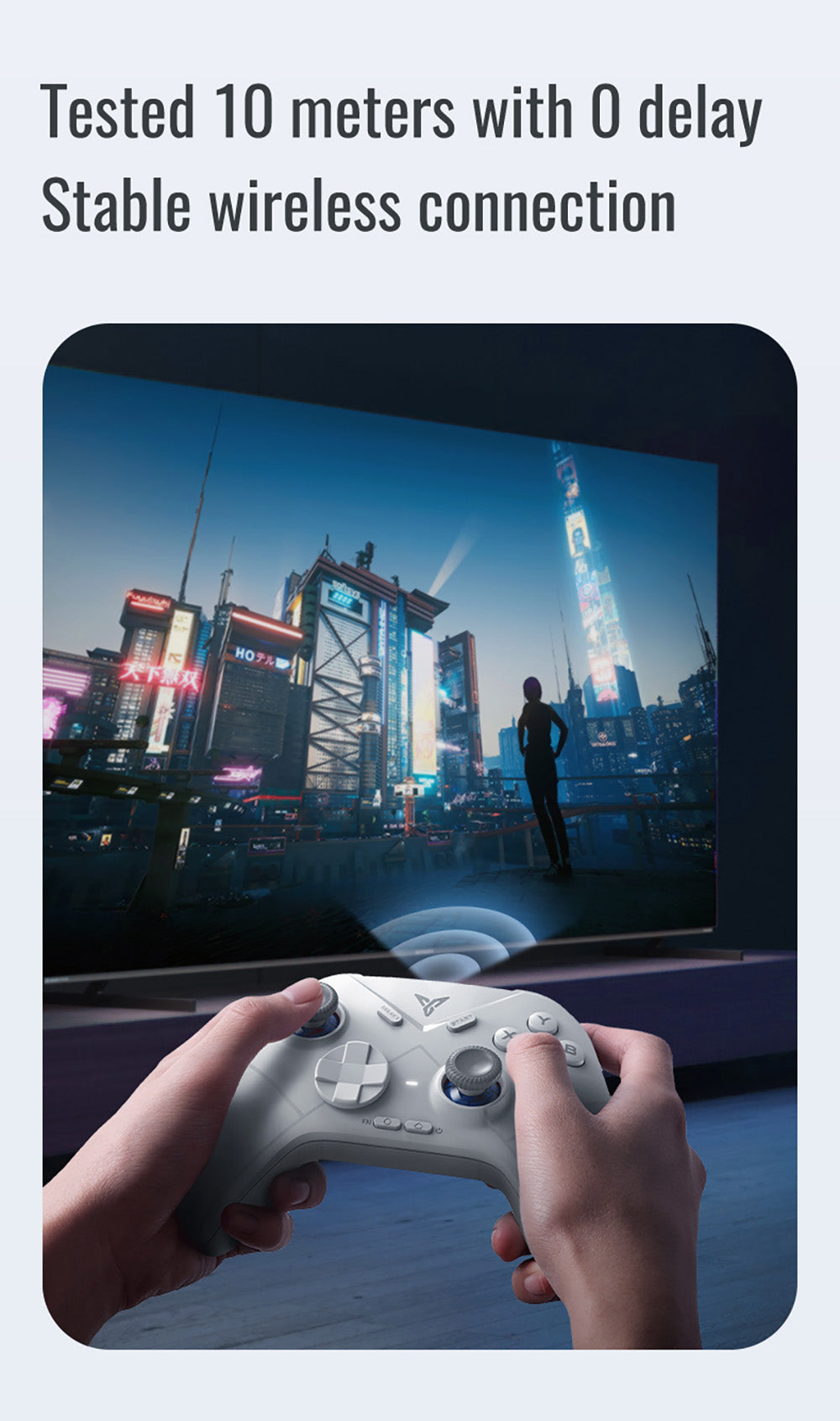 Flydigi Direwolf 3 Gaming Controller, Hall Effect Trigger, 1000Hz Polling Rate, Compatible with PC / Switch / Apple / Android