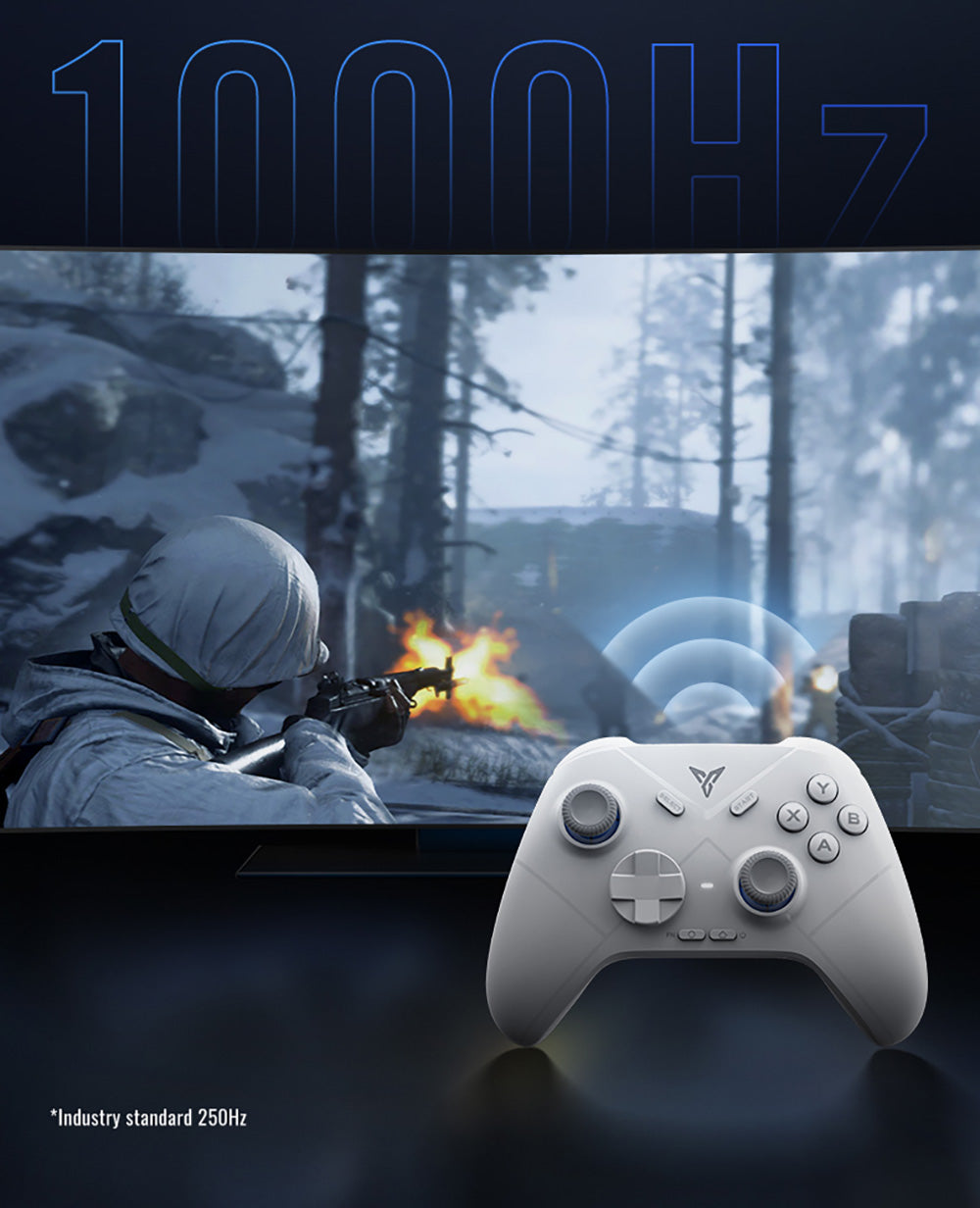 Flydigi Direwolf 3 Gaming Controller, Hall Effect Trigger, 1000Hz Polling Rate, Compatible with PC / Switch / Apple / Android