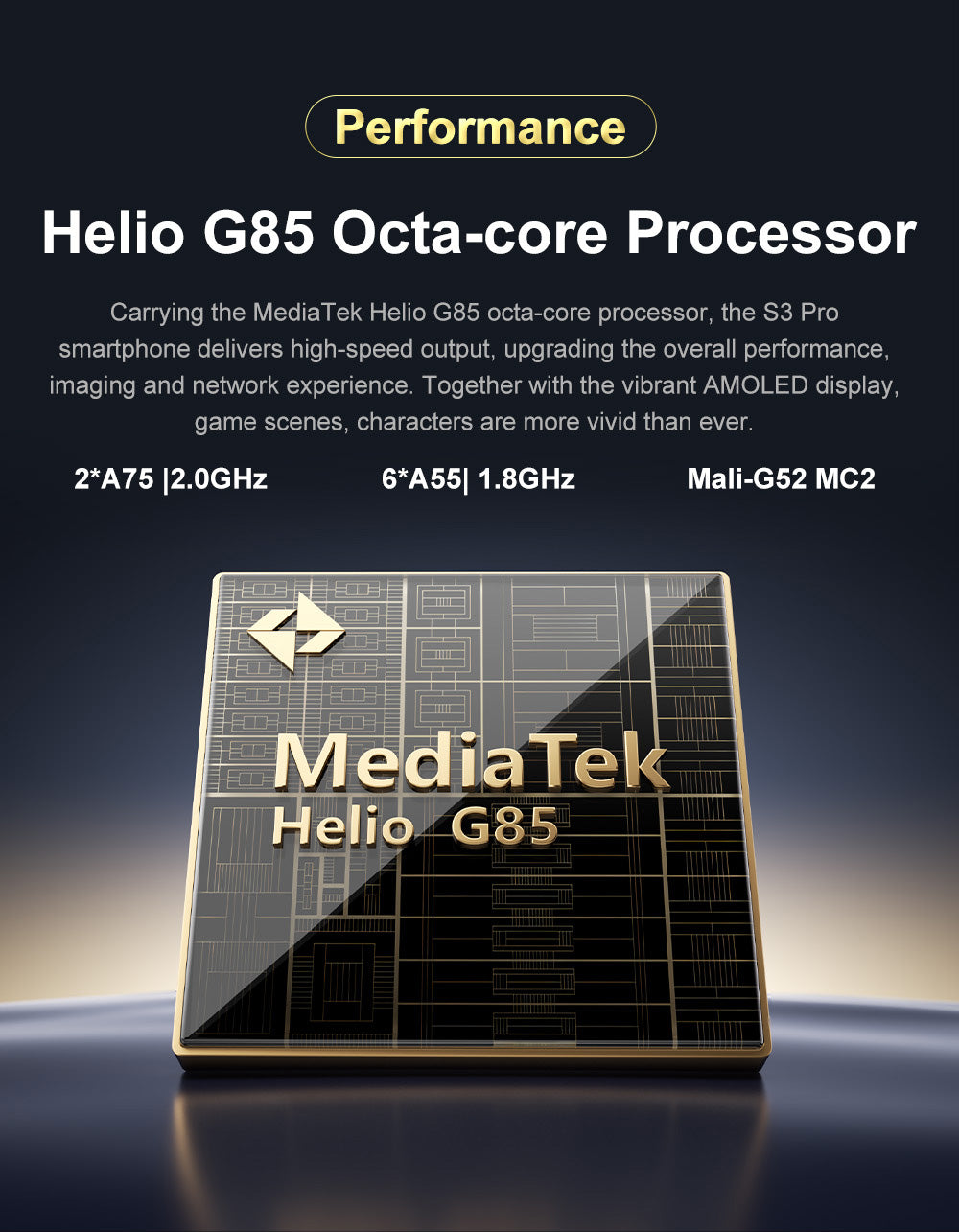 FOSSiBOT S3 Pro 4G Smartphone, 6.67