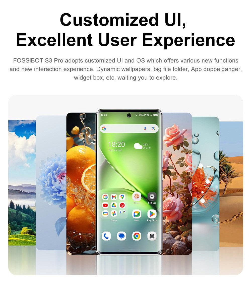 FOSSiBOT S3 Pro 4G Smartphone, 6.67