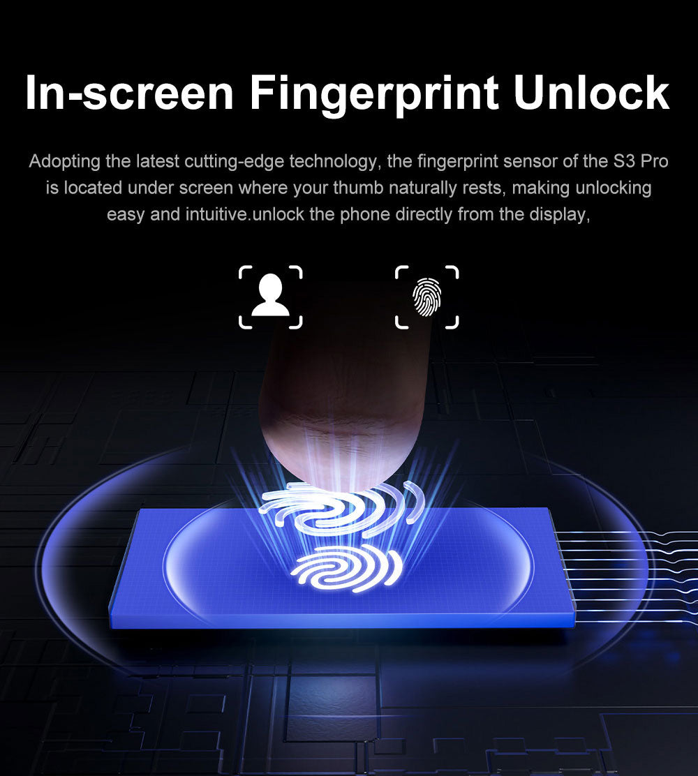 FOSSiBOT S3 Pro 4G Smartphone, 6.67