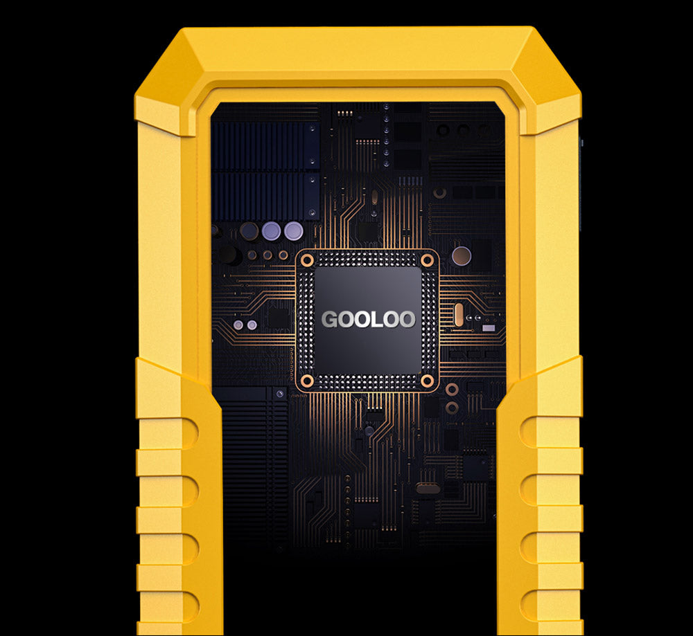 GOOLOO GP4000 PRO Jump Starter, 26800mAh Power Bank, 4000A Peak, 15V 10A DC Output, 1W White LED, 10L Diesel