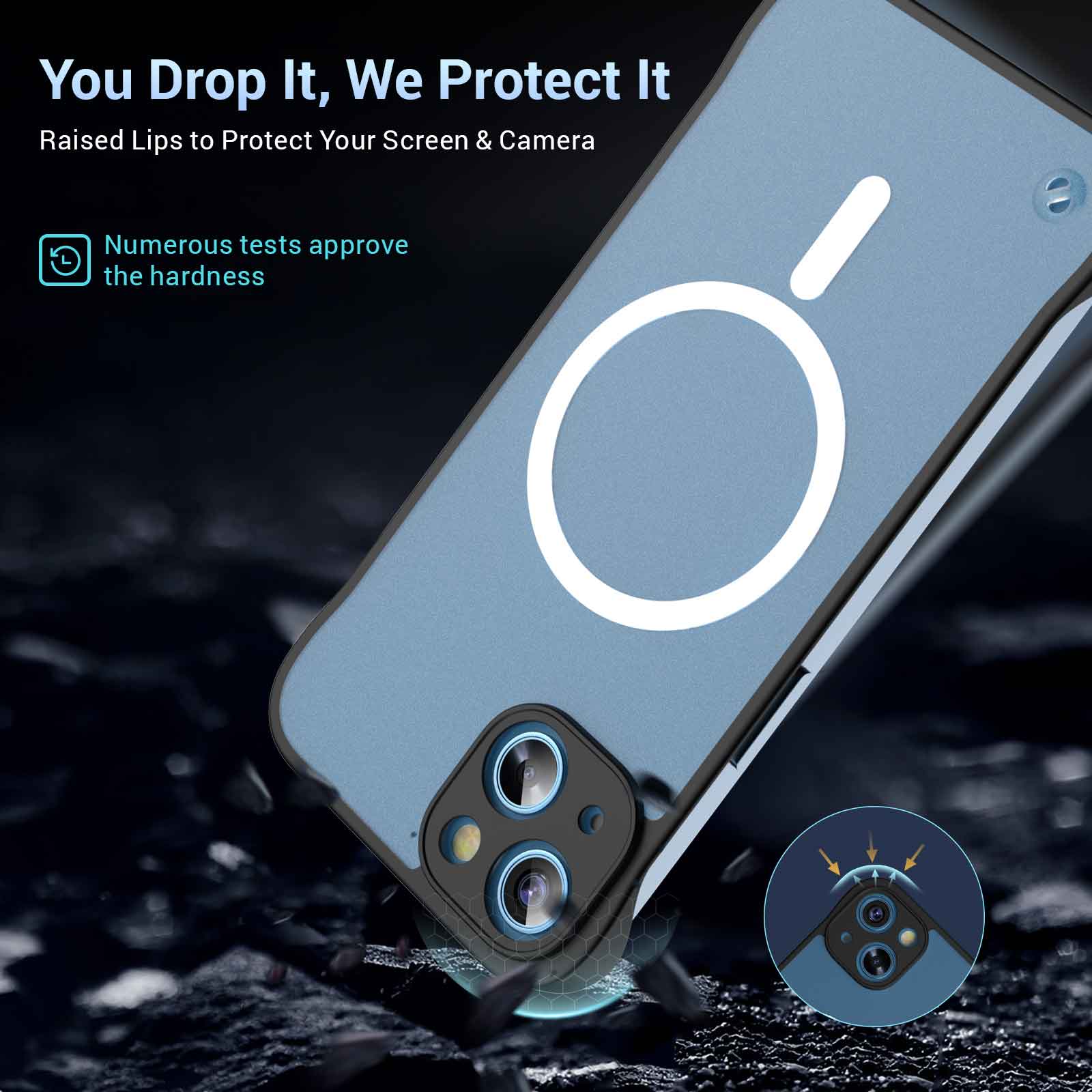 HINOVO MPC1-ip13 Magnetic Mobile Phone Case for iPhone 13