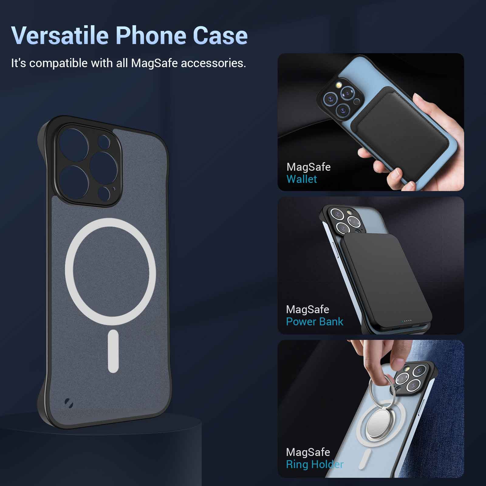 HINOVO MPC1-IP13P Magnetic Mobile Phone Case for iPhone 13 Pro