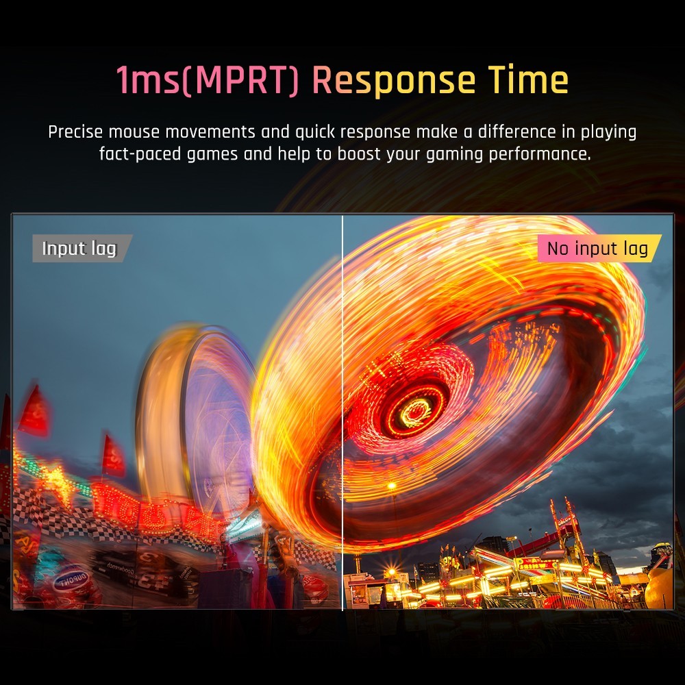 KTC M27T20 27 inch Mini-LED Gaming Monitor, 2560x1440 2K QHD 165Hz HVA 1ms MPRT Response Time Quantum Dot Tech HDR 1000, Compatible with FreeSync G-Sync, Built-in Speakers Ambient Light, USB3.0 UpStream 2xHDMI2.0 DP1.4 90W Type-C Audio KVM Wall Mount