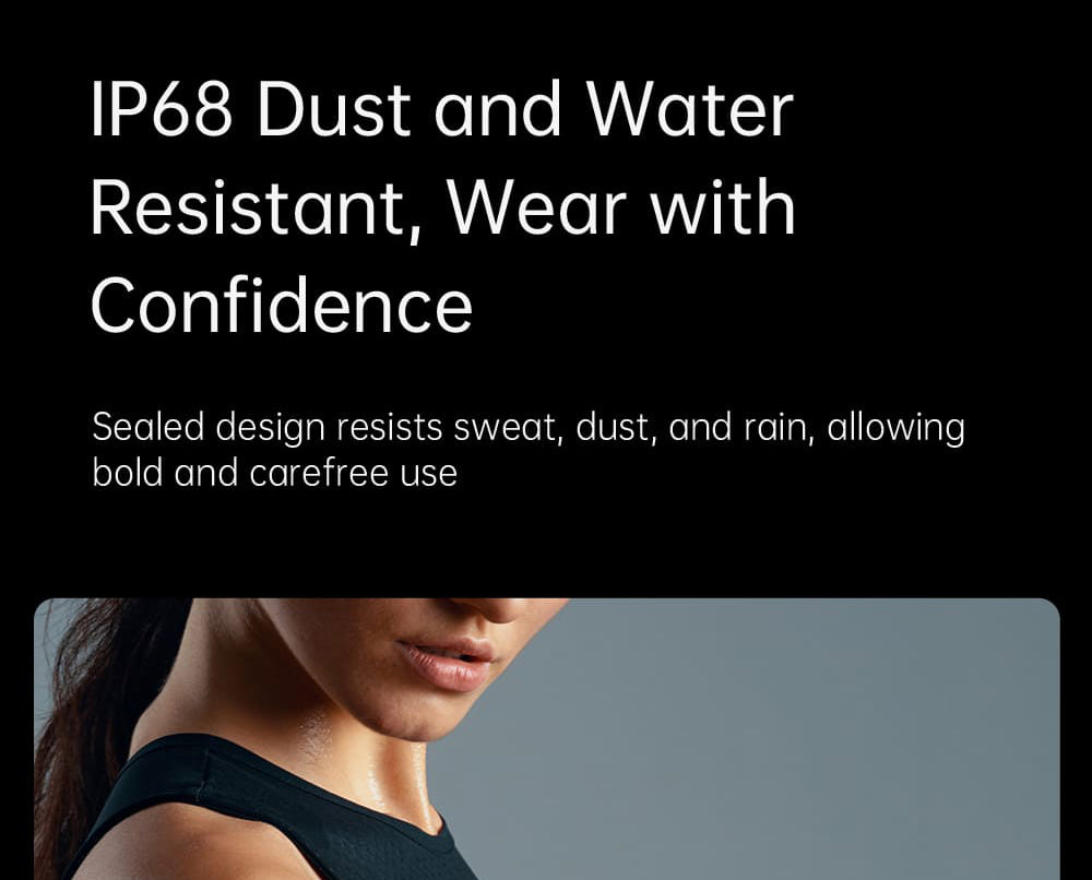 KUMI KU7 Smartwatch, 1.96'' AMOLED Screen, Bluetooth Calling, Health Monitoring, Stock Market Information, 100 Sports Modes - Black