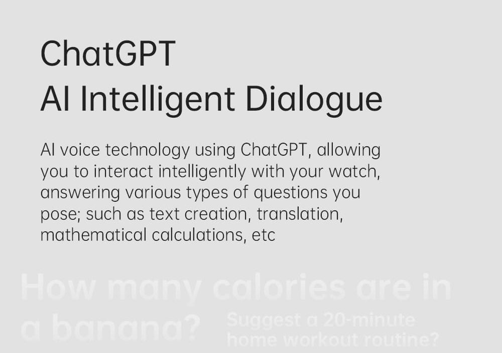 KUMI KU7 Smartwatch, 1.96'' AMOLED Screen, Bluetooth Calling, Health Monitoring, Stock Market Information, 100 Sports Modes - Black