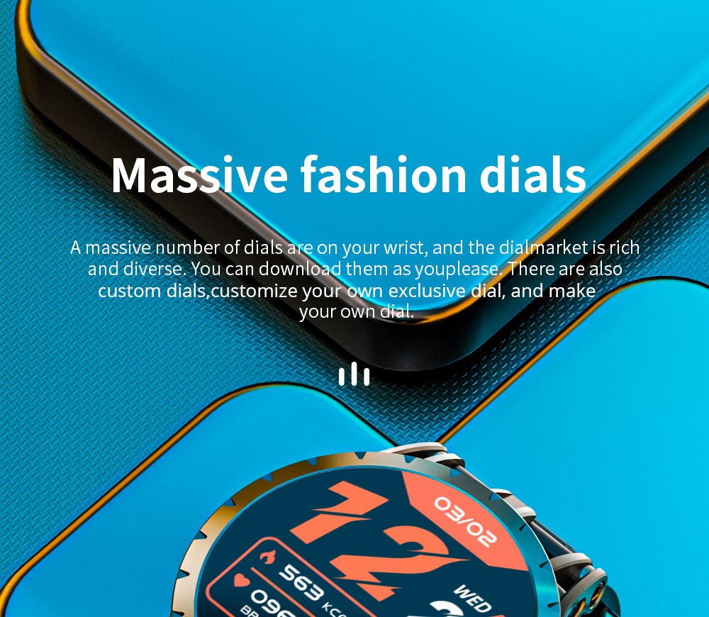 LOKMAT APPLLP 4 Smartwatch, 1.508-inch AMOLED Screen, Support 4G/5G SIM Card, Heart Rate Blood Oxygen Monitoring, NFC Function, GPS Positioning