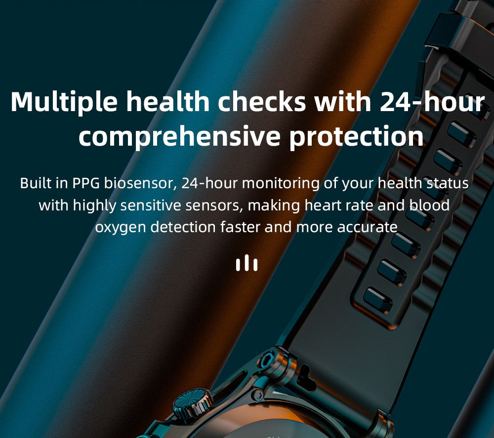 LOKMAT APPLLP 4 Smartwatch, 1.508-inch AMOLED Screen, Support 4G/5G SIM Card, Heart Rate Blood Oxygen Monitoring, NFC Function, GPS Positioning