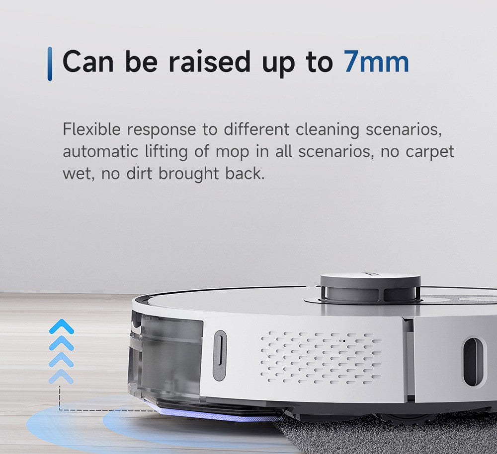 ROIDMI EVE MAX Robot Vacuum Cleaner with Self Empty Station, 5000Pa Max Suction, Mopping Function, 3L Dust Bag, 250 Mins Max Runtime, LiDAR Navigation, Multi Floor Mapping, App and Voice Control