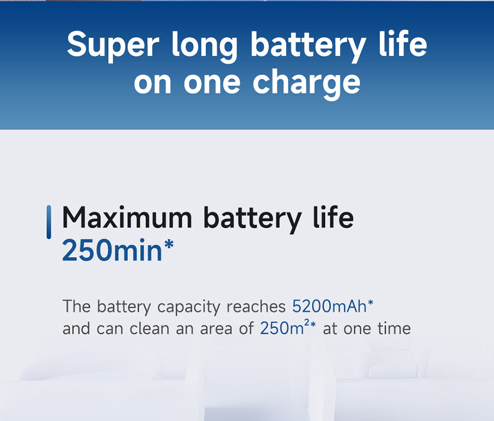 ROIDMI EVE MAX Robot Vacuum Cleaner with Self Empty Station, 5000Pa Max Suction, Mopping Function, 3L Dust Bag, 250 Mins Max Runtime, LiDAR Navigation, Multi Floor Mapping, App and Voice Control