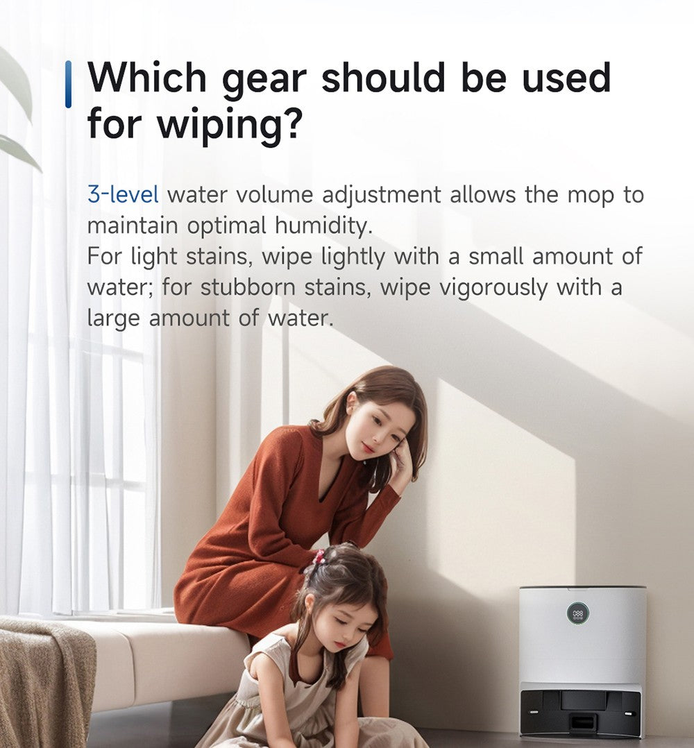 ROIDMI EVE MAX Robot Vacuum Cleaner with Self Empty Station, 5000Pa Max Suction, Mopping Function, 3L Dust Bag, 250 Mins Max Runtime, LiDAR Navigation, Multi Floor Mapping, App and Voice Control