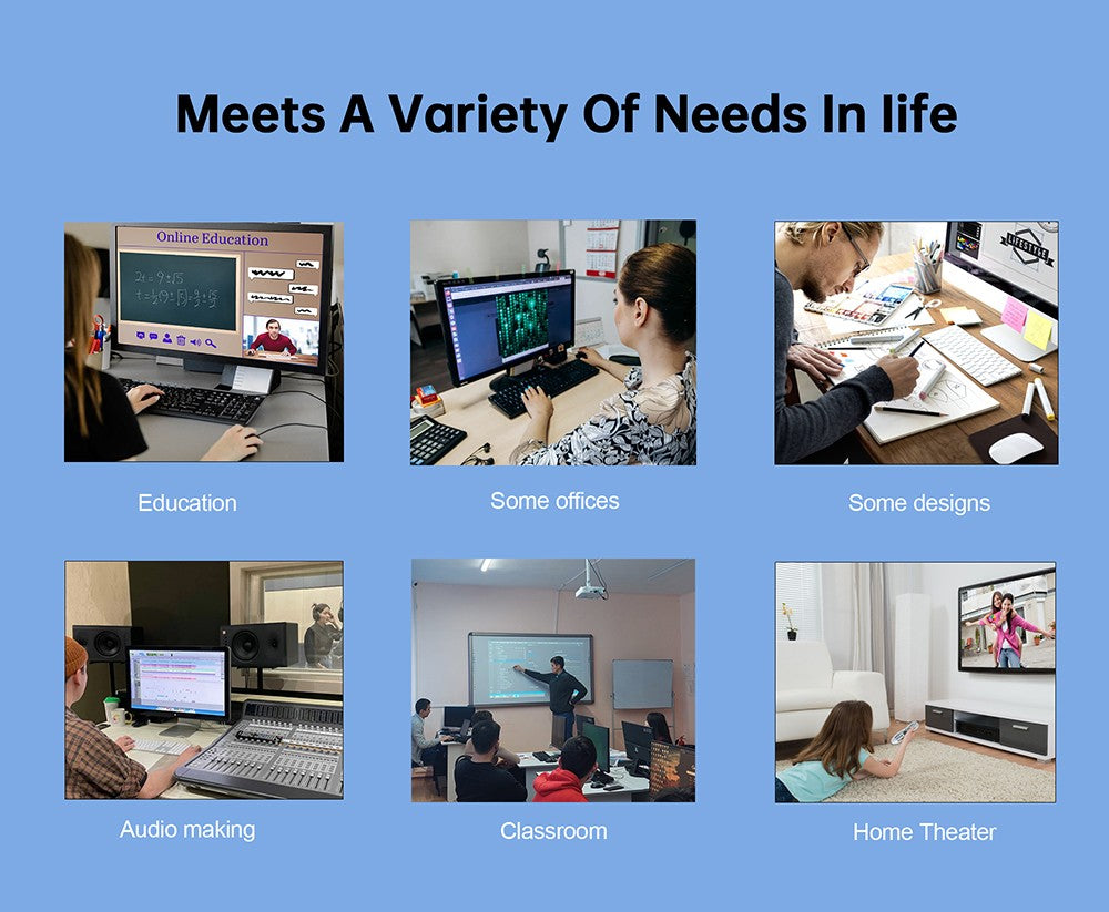 RUPA HSI-95 Mini PC, Intel N95 4 Cores Max 3.4GHz, 8GB RAM 256GB SSD, 3*HDMI 4K 60Hz Triple Screen Display, WiFi 6 Bluetooth 5.2, 3*USB 3.0, 1*Type-C, 1*RJ45, 1* 3.5mm Audio