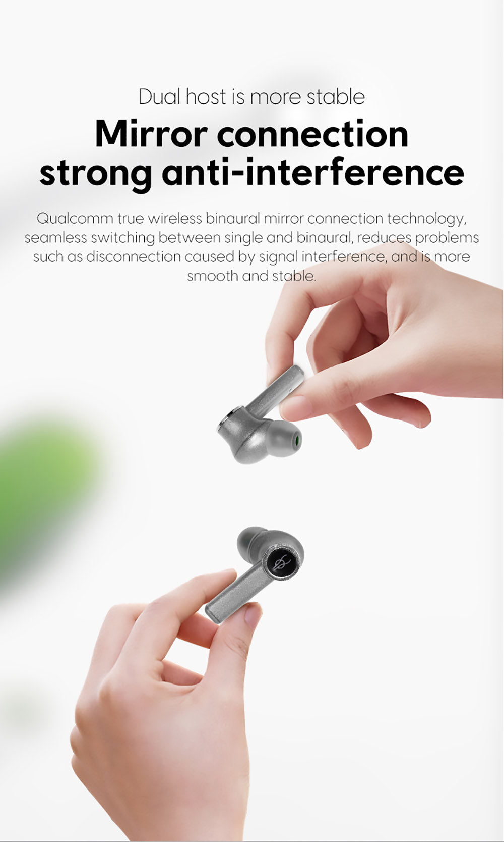 Sabbat E18 TWS Earbuds Wireless Bluetooth 5.2 Music and Gaming Earphone - Aurora Green