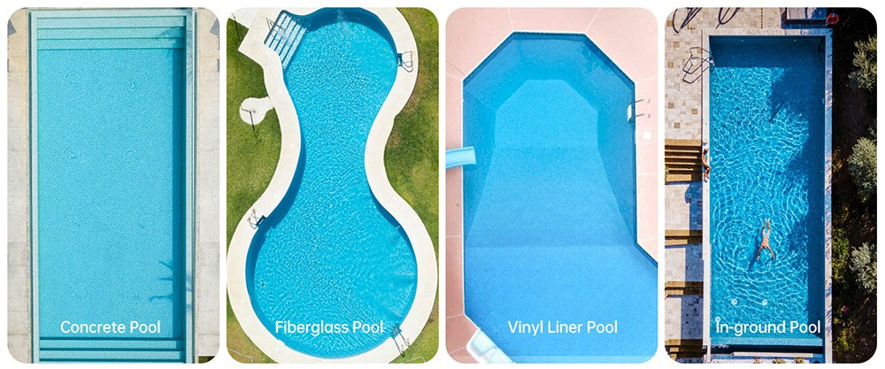 Seauto Crab Cordless Robotic Pool Cleaner, Up to 2.5H Runtime, 3.5L Large Filter Basket, Wall Climbing, Waterline Cleaning, 2.5H Fast Charging, Suitable for 2000sq.ft Area - Orange