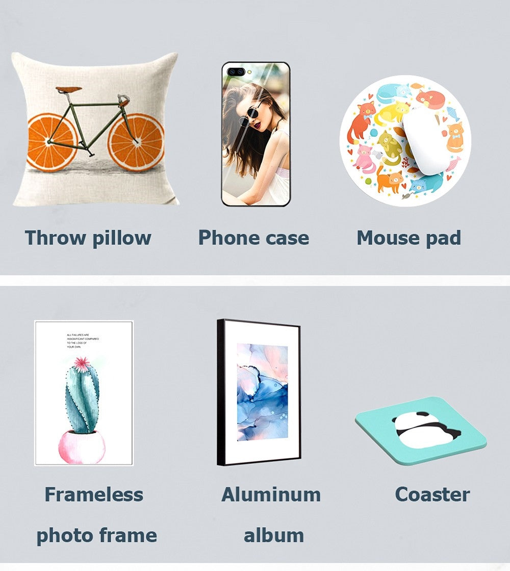 SHUOHAO SH06 6 in 1 Heat Press Machine, 11.4*15in, for Cap/Bag/Mouse Pad/Phone Case/Pillows/Mug/Plate/Coaster/T-shirts