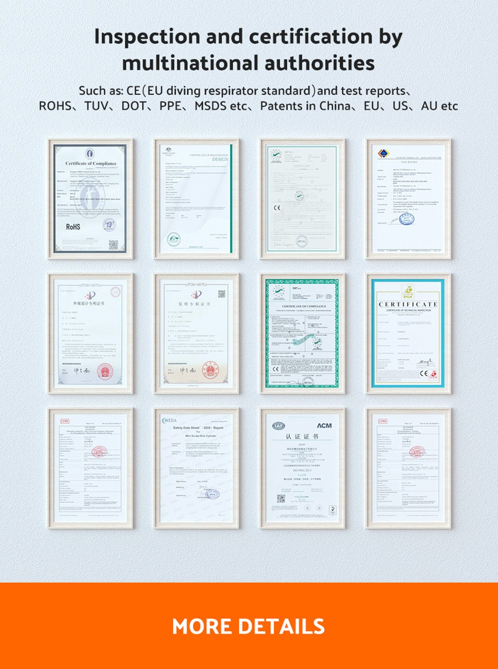 SMACO S300 Plus 0.5L Mini Scuba Tank - Black