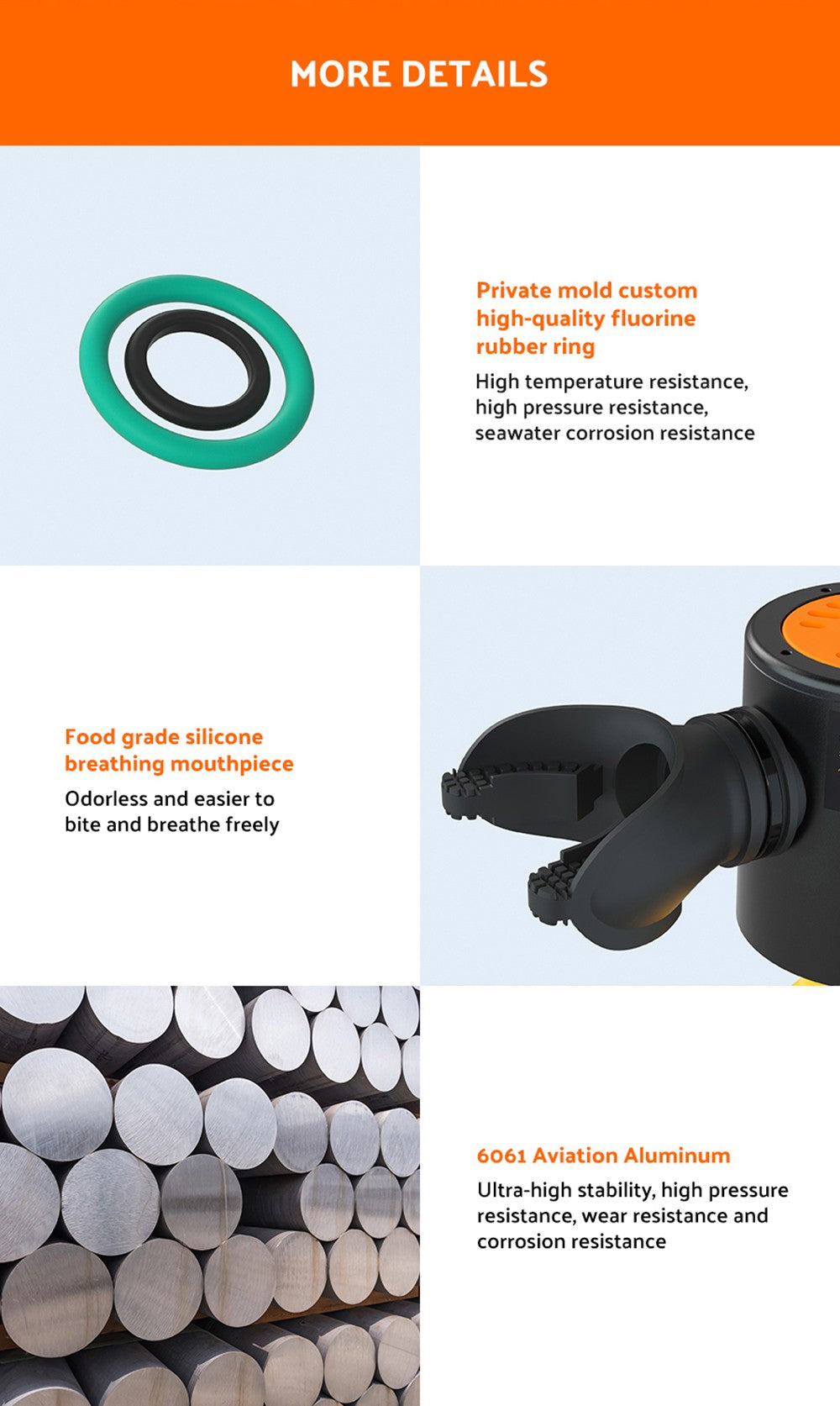 SMACO S500 0.7L Mini Scuba Diving Tank - Black