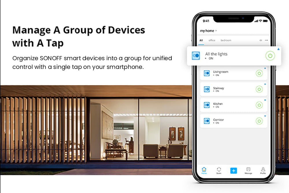 SONOFF Basic R2 Wireless WiFi Smart Switch, DIY Module, for Smart Home Automation, Voice Control, Works with Alexa & Google Home
