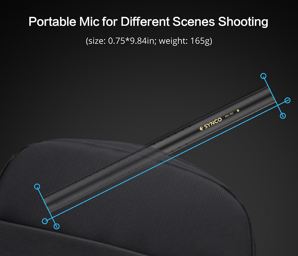 SYNCO D2 Hypercardioid Shotgun Microphone
