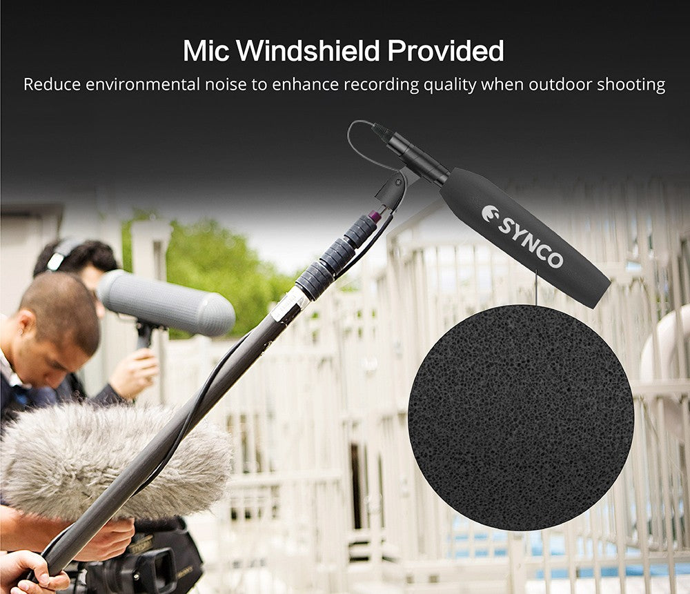 SYNCO D2 Hypercardioid Shotgun Microphone