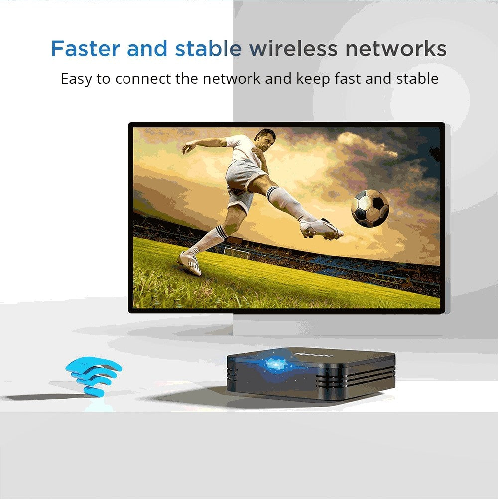 TANIX TX1 Mini TV Box, Android 10, Allwinner H313, Built-in WiFi, 1GB RAM 8GB ROM, Support 4K Decoding, 1*AV 1*HDMI 1*USB 2.0