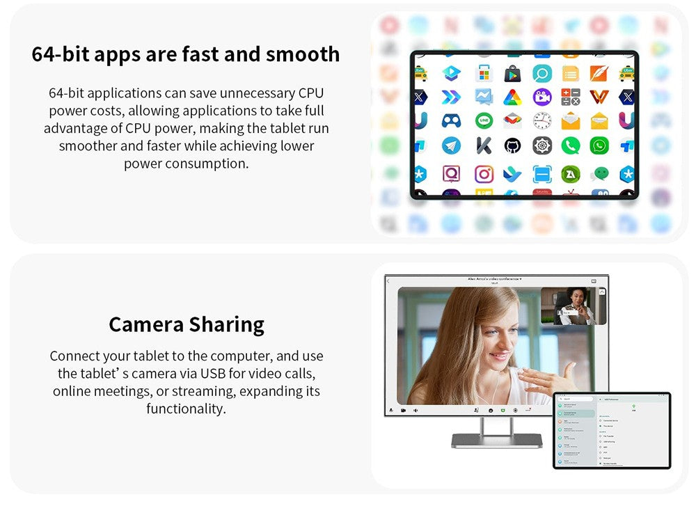 Teclast P30 10.1inch Tablet, Android 15, 4GB RAM 64G ROM, 5MP Al Dual Camera, 1280x800 Resolution, Qcta-Core, 6000mAh Battery, Type-C/GMS/WiFi/Bluetooth/3.5mm Jack