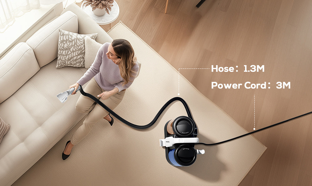 Teendow C5 Carpet Cleaner Vacuum, 11KPa Powerful Suction, ≤80dB Low Noise, 1500ml Large Water Tank Capacity