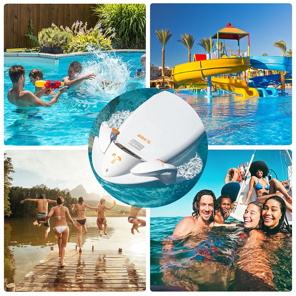 TESMOTO S300 Electric Surfboard, 3200W Motor, Dual-speed Modes, Up to 80 Minutes Playtime, IP68 Waterproof